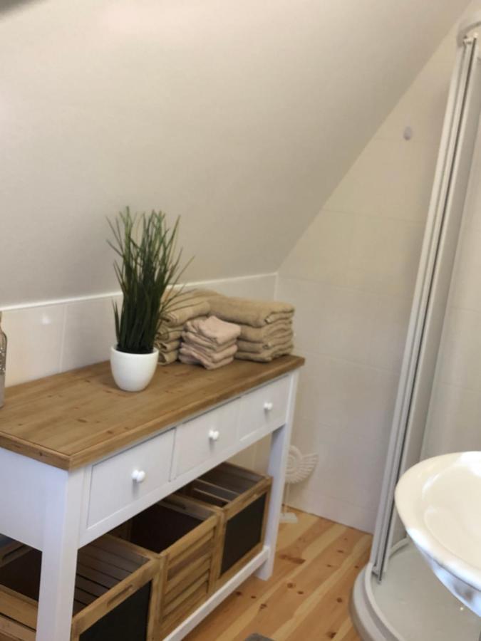 Ferienhaus Reetdach 1300Qm Privatgrundstueck Bootssteg Sauna Templin Luebbesee Uckermark Erholung Pur Seenplatte Petersdorf  Bagian luar foto